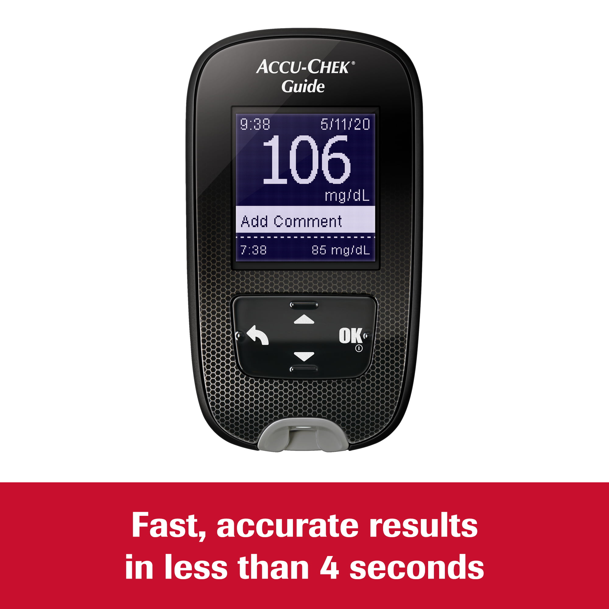 Accu-Chek Guide Diabetes Meter for Diabetic Blood Glucose Monitoring (Meter  Only)