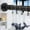 Black, variant on Tension Curtain Rod 45-168 In, White Extra Long Outdoor Curtain Rod No Drilling for Patio, Shower Curtain Rod for Bathroom, Adjustable Spring Tension Rod for Window, Easy to Install Never Rust
