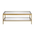 thumbnail image 6 of Evelyn&Zoe Alexis 45" Wide Rectangular Coffee Table, Brass, 6 of 7