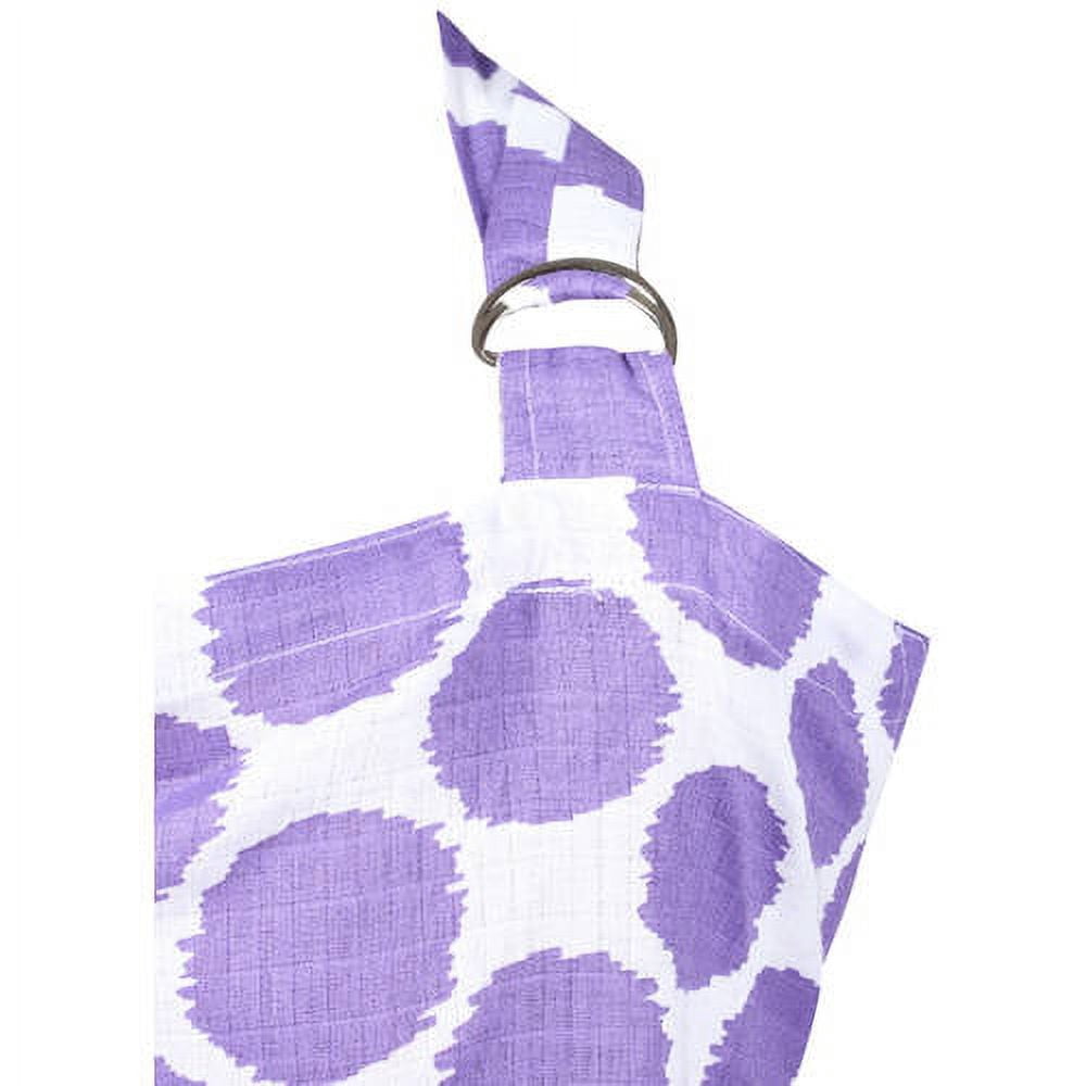 Bacati Ikat Lilac Dots 100 Percent Cotton Breathable Muslin Breastfeeding/Nursing Privacy Cover