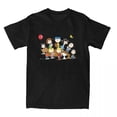 thumbnail image 1 of Camisetas con personajes de cómics de Peanuts para hombres y mujeres, divertidas camisetas con estampado de Snoopy, Charlie Brown y dibujos animados, 100 % algodón, 1 of 5