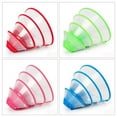 thumbnail image 6 of Pet Recovery Dog Cones Cat Cones After Surgery Adjustable Breathable Dog Cone Collar Soft Plastic Puppy Elizabethan E-Collar (green,XL), 6 of 7