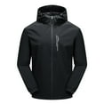 thumbnail image 1 of Men‘s Hooded Waterproof And Windproof Thin Jacket Top Blouse Coat, 1 of 4