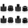 thumbnail image 3 of OUSITAID 8Pcs Mic Stand Adapter Aluminum Microphone Thread Adapter Kit with 3/8 Female to 5/8 Male 3/8 Male to 5/8 Female 5/8 Female to 1/4 Male 5/8 Male to 1/4 Female Screw Adapter, 3 of 10