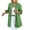 Green, variant on Spring Cotton Linen Long Jacket for Women Casual Plus Size Long Sleeve Button Down Coat Crewneck Cardigan Tops