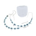 thumbnail image 2 of Decoraciones de dientes temporales con soporte de metal gancho para estudiantes con estuche con azul claro, 2 of 8