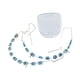 thumbnail image 2 of Decoraciones de dientes temporales con soporte de metal gancho para estudiantes con estuche con azul claro, 2 of 8