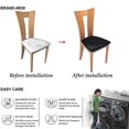 thumbnail image 4 of Set Of 6 Chair Seat Covers For Dining Room Kitchen Chairs, 4 of 4