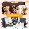 thumbnail image 3 of Kids Toy Box for Boys Girls, SESSLIFE Wooden Toy Box with Safety-Hinged Lid, Toy Organizer and Bench for Playroom, Bedroom, or Toddler Room, Supports up to 160 lbs, Espresso, 3 of 8