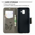thumbnail image 2 of Samsung Galaxy A6 Case, Dteck Embossed Butterfly Flip PU Leather Stand Wallet Case Cover For Samsung Galaxy A6 2018 (Not fit A6 Plus),Gray, 2 of 5