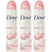 Dove Deodorant Spray Beauty Finish 5.07 oz (3 Pack)