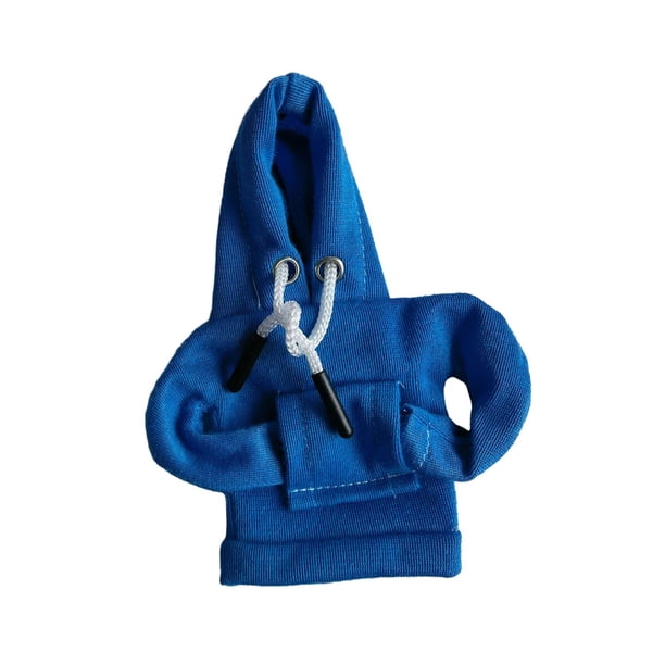 Funda para pomo de palanca de cambios, sudadera con capucha antideslizante, protector de palanca de cambios Azul