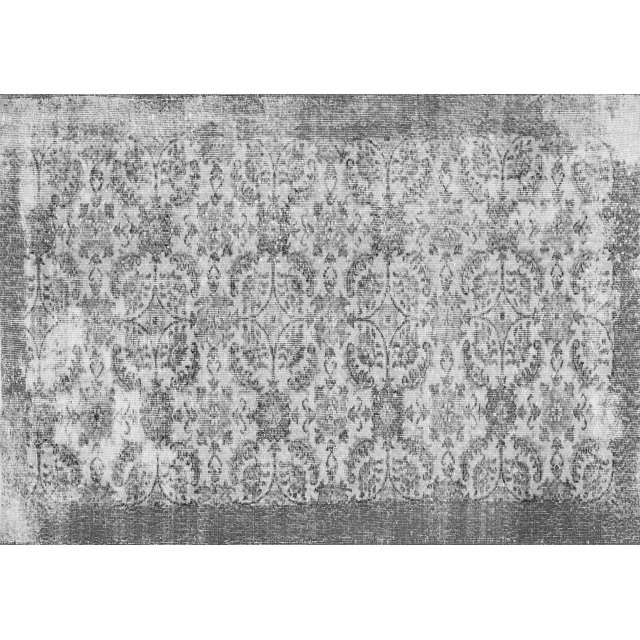 Ahgly Company Indoor Rectangle Abstract Gray Contemporary Area Rugs, 7' x 9'