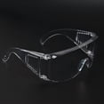 thumbnail image 1 of Safety Work Protective Glasses Transparent Windproof Sandproof and Impact-proof Labor Protection Glasses PC Material, 1 of 7