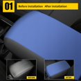 thumbnail image 2 of Fundas de consola AOMSAZTO para Forester 2013-2018 de cuero azul, 2 of 7