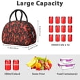 thumbnail image 5 of Reusable Abstract Lnsulated Lunch Bag for Women & Men - Leakproof Water-Resistant Cooler Tote, Large Capacity for Work,Travel,Picnic,Beach & Office., 5 of 6