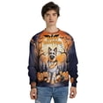 thumbnail image 4 of Mummy German Shepherd Happy Halloween with Pumpkins Bats Spooky Fun All Over Print 3D Sweatshirt Unisex Merch Alsatian Dog Lover Gifts - 00019, 4 of 6