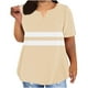 thumbnail image 2 of mfyjkho Tops Y Blusas Para Mujer, Blusa Holgada De Cuello En V Para Mujer, Informal, De Manga Corta, A La Moda Tops De Gimnasio Para Mujer S, 2 of 5