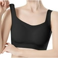 thumbnail image 6 of Bras under $5! Cagogo Wirefree Seamless Bra for Women Full Coverage Wireless Push Up Comfort Everyday Bras Back Smoothing No Underwire Adjustable Straps Bralettes Sleep Bra, 6 of 6