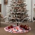 thumbnail image 5 of KLL Japanese Cherry Blossoms Christmas Tree Skirt 30" ,Party Decorations Farmhouse for Christmas Decorations Holiday Party, 5 of 6