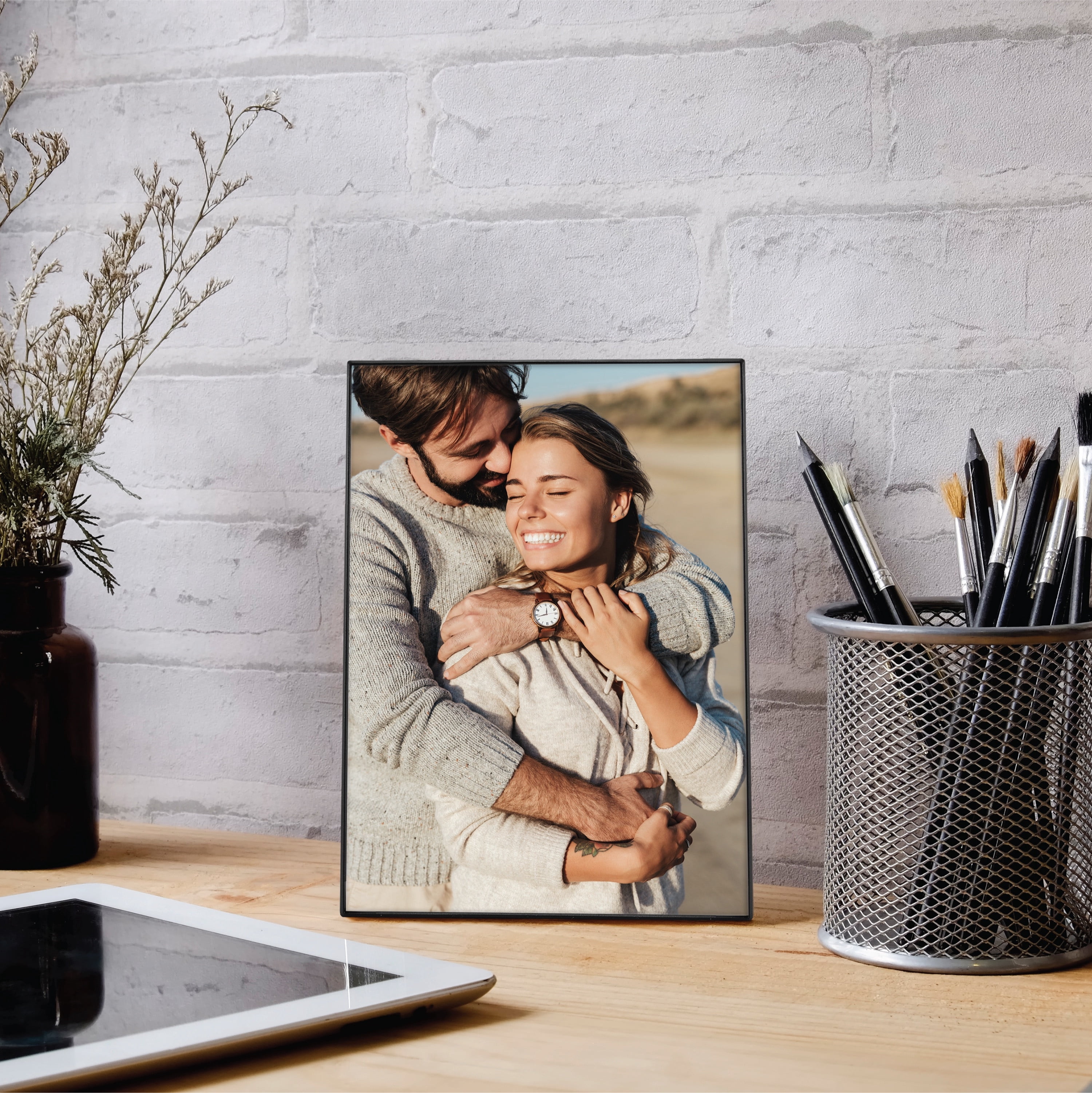 Mainstays 5 x 7 Black Front-Loading Picture Frame, Wall or Tabletop