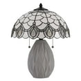 thumbnail image 3 of 60W X 2 Tiffany Table Lamp With Pull Chain Switch And Resin Lamp Body, 3 of 5