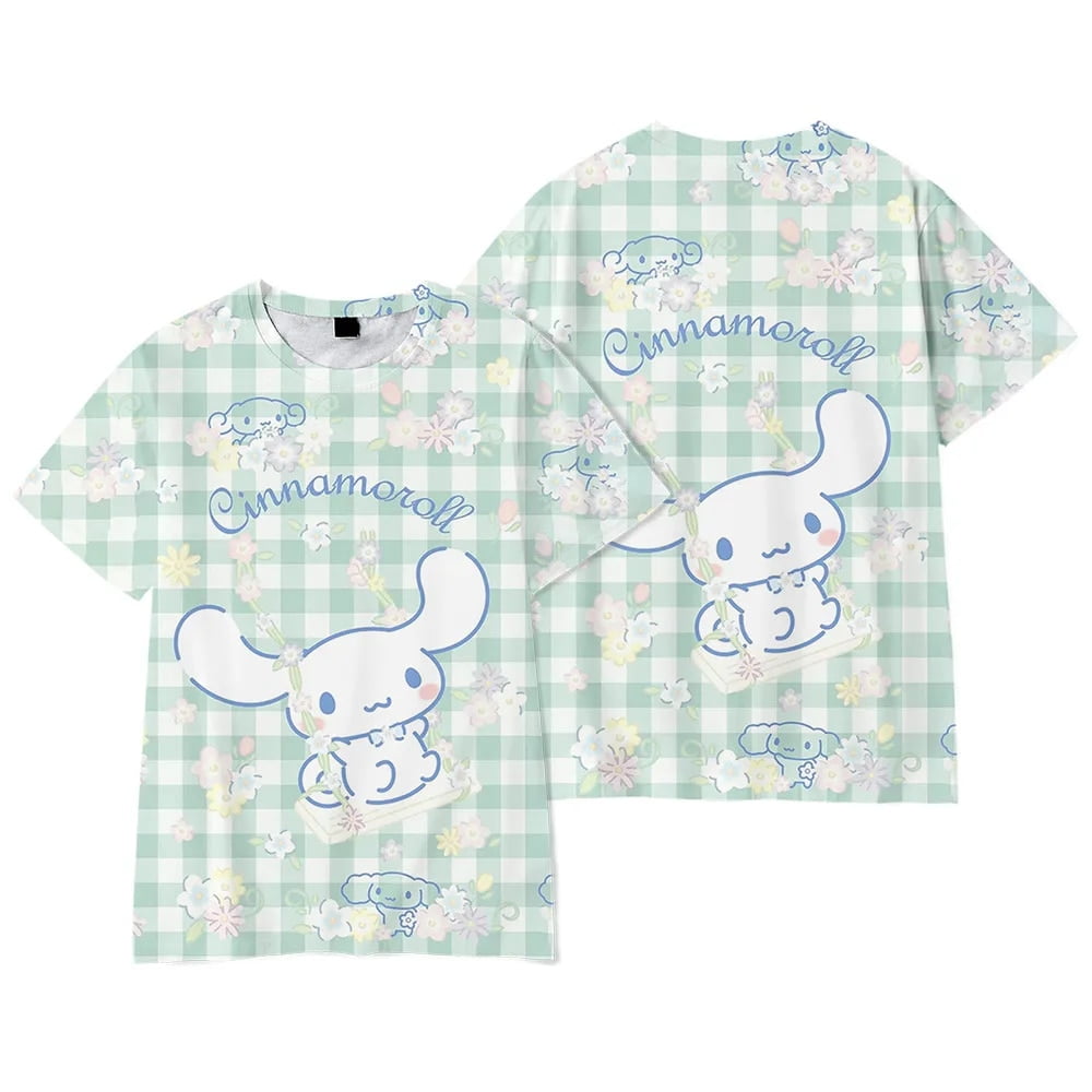 数量限定セール  YY New T-shirt Short-sleeved Cinnamoroll Sanrio Anime ネイルチップ・付け爪