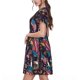 thumbnail image 2 of Disketp United States Of America para Vestido de Manga Corta para Mujeres, Vestidos de Verano para Mujeres, Casual y Holgado para la Playa, 2 of 6