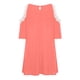 thumbnail image 5 of Vestido casual de verano con hombros descubiertos y manga corta con encaje y estampado Forgive para mujer Pompotops  ghjkhdj14527, 5 of 8