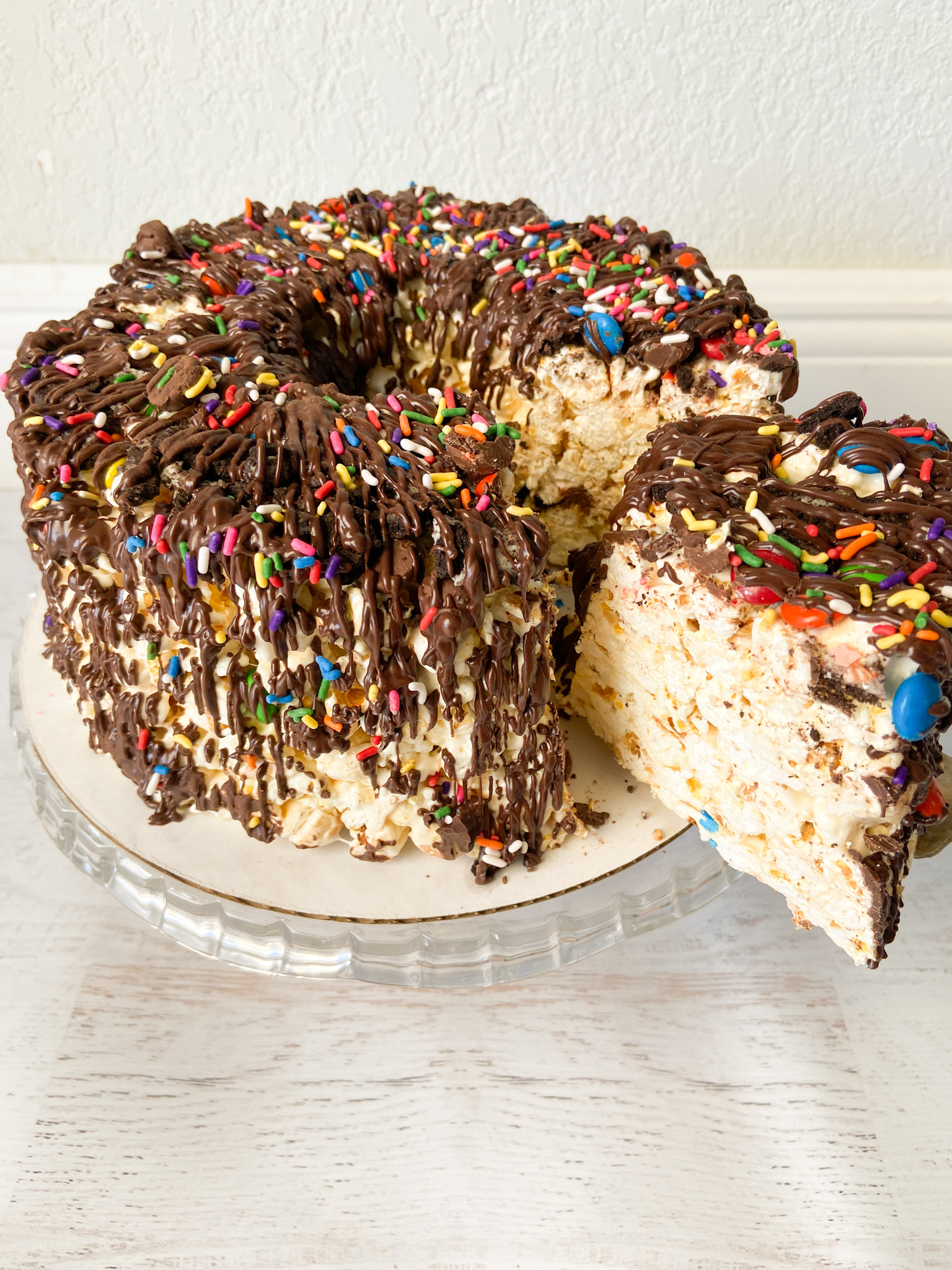 Chocolate Lovers Gourmet Popcorn Cake