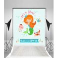 thumbnail image 3 of BSDHOME 5x7ft Photography Backdrop Cartoon Mermaid ShowerNostalgia Wood Floor Photo Background Backdrops, 3 of 4