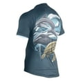 thumbnail image 3 of joogoo Sea Turtle and Dolphins Pattern Men's Cycling Jerseys Mountain Bike Short Sleeve Tops L, 3 of 7