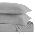thumbnail image 2 of Superior Zenith Cotton Matelasse Bedspread Set, California King, Gray, 2 of 7