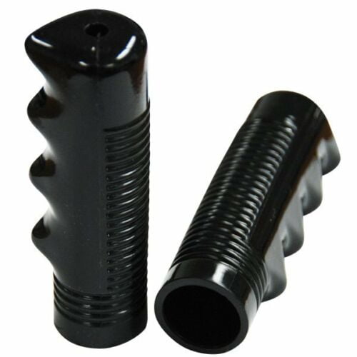 Wheelchair Black Hand Grips Molded , 4 Inches Long, Pair
