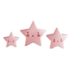thumbnail image 1 of Set de 3 miniestrellas decorativas Little Lovely Company, color rosa, 1 of 1