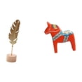 thumbnail image 1 of Escultura de metal nórdica en forma de hoja y figura sueca, adorno abstracto creativo para mesa, estantería, armario de entrada, decoración del hogar., 1 of 8