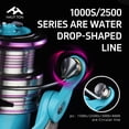 thumbnail image 6 of Blue Spinning Fishing Reel Single&Double Rocker Arm Optional 5.2:1 Gear Ratio 3+1 BB Perfect For Saltwater&Freshwater, 6 of 13