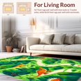 thumbnail image 2 of Flatwoven High Traffic Area Rug, Vibrant Safari Road Map Design, Non Slip, Stain Resistant, Washable Area Rugs for Living Room, Bedroom(Green, 4X6), 2 of 8