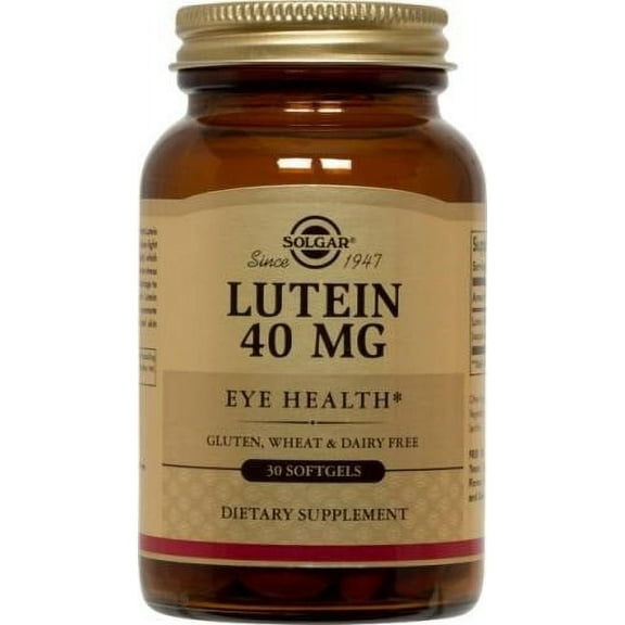 Solgar Lutein 40 mg - 30 Softgels
