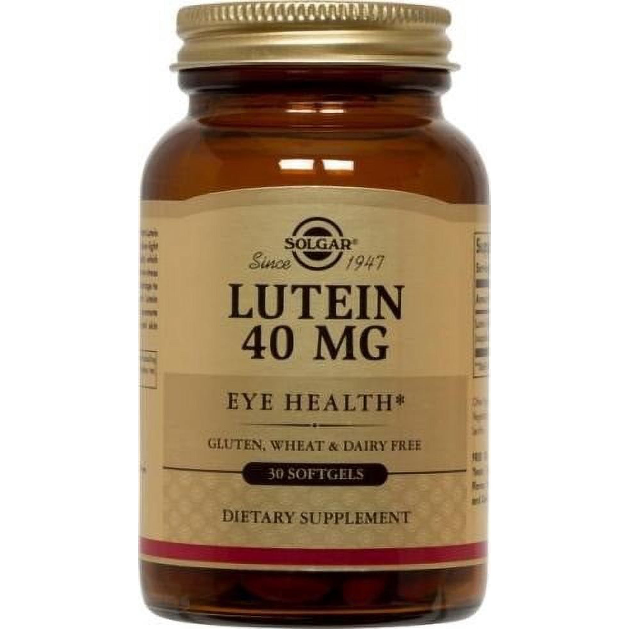 Solgar Lutein 40 mg - 30 Softgels