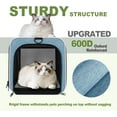 thumbnail image 3 of Soft-Sided Pet Carrier 18x11x11 Inch Top Loading Travel Bag for Cats & Small Dogs Up to 25 lbs, 3 of 8