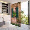 thumbnail image 3 of Privacy Window Sticker Self Static Cling Vinyl lass Film Anti UV Beautiful Window Decorated with Flowers in Italy Stock Image 17.7" x 39" Easy to Cut and Install for Office, 3 of 6