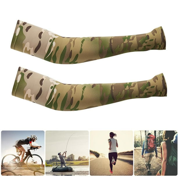 2 uds protección UV mangas de brazo para correr deporte senderismo ciclismo protectores de brazo (CP) Likrtyny Para Estrenar