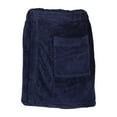thumbnail image 2 of TowelSoft Premium Terry Velour Spa Wrap- Navy for Men, 2 of 2