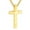 Gold, variant on DORANA Black Cross Necklaces for Men Boys American Flag Pendant Chain Catholic Christian Religious Birthday Christmas Jewelry Gifts Ideas Dad Tween Son Boyfriend Stocking Stuffers Kids Age Kids Age