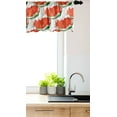 thumbnail image 3 of Ambesonne Watermelon Window Valance, Grunge Spots Fruit Slice, 54" X 18", Vermilion Green, 3 of 3