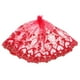 thumbnail image 2 of Transparente Floral Tul Malla Encaje Borde Borde Cinta Costura Artesanía Boda Vestido de Novia Ropa de Bricolaje Decoración 1 Yarda rojo Baoblaze Flor bordada de tul de encaje, 2 of 8