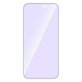 thumbnail image 1 of Blue Light Screen Protector Ultra Clear Corning tempered glass Film Full Coverage Anti Blue Light Free Scratch Case Friendly Compatible with iPhone 15 Pro 6.1'', 1 of 8
