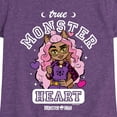 thumbnail image 3 of Monster High - True Monster At Heart - Toddler & Youth Girls Short Sleeve T-Shirt, 3 of 5