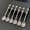6pcs silvery, variant on 6pcs Elegant Baroque-Style Gold-Plated Teaspoons with Ornate Floral Design And Jewel Accents - Ideal for Coffee, Tea, Caviar, Dessert